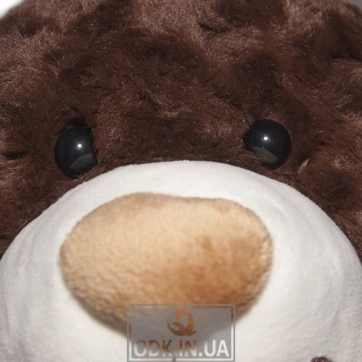 Мягкая Игрушка - Медведь коричневый с бантом (25 см)