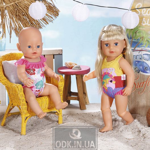 Одежда для куклы BABY born - Праздничный купальник S2 (с утенком)