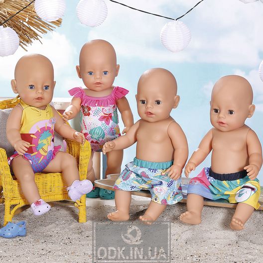 Одяг для ляльки BABY born - Святковий купальник S2 (з каченям)