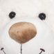 Soft toy - BEAR (white, 33 cm)
