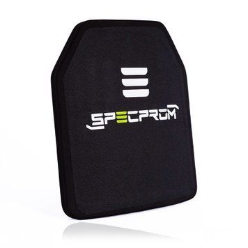 Керамічна бронепліта 6-го класу SPECPROM. Вага: 2.8 кг. Розмір 25 на 30 см (00000002790)