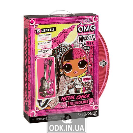 Ігровий набір з лялькою L.O.L. Surprise! серії O.M.G. Remix Rock" - Леді-Метал"