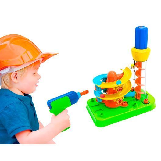 Конструктор Edu-Toys Гірка-спіраль з інструментами (JS022)