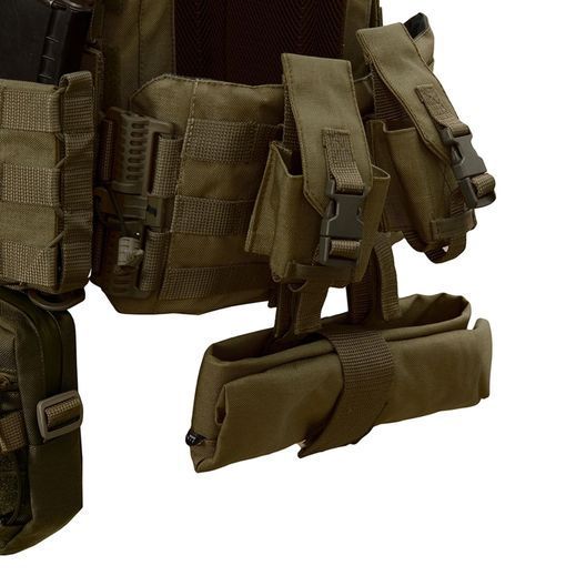 Плитоноска Warmor gen.3 Pro Max. Система швидкого скидання. 7 підсумок. Олива